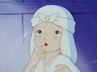 Naken animen nuns har smutsiga klämma för den först tid