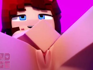 Minecraft xxx film scarlett masturbace animace w / zvuk (by hardedges)