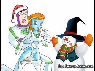 Famous Cartoons Christmas Orgy
