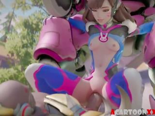 Alluring Overwatch Heroes get Pussy Fucked, adult movie 82