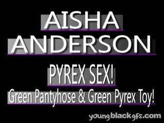Enticing Teen Black sweetheart Aisha Anderson