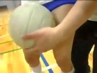 ญี่ปุ่น volleyball การอบรม แสดง