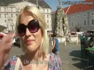 Ładne amatorskie blondynka czeska kochanie wbity w the rynek