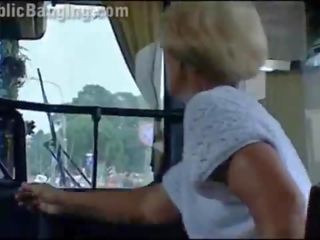 Crazy daring public bus adult clip action in front of amazed passengers and strangers by a couple with a pleasant Ms and a buddy with big peter doing a blowjob and a vaginal intercourse in a local transportation