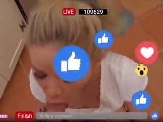 Getting hakyňy almak from her aldamak sweetheart by blowing her stepbrother on fb live