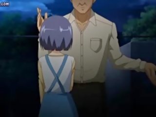 Anime seductress Gets Small Tits Rubbed