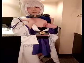 Cosplay masturbācija (kaga) mikazuki 010