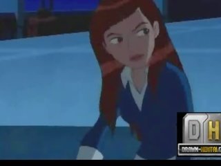 Ben 10 adulto película gwen saves kevin con un mamada