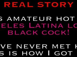 100% ekte sensational amatør los angeles latina elsker svart.
