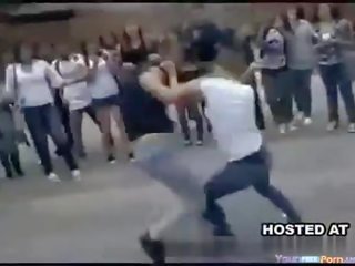 Hardcore Fighting Between Two Sluts