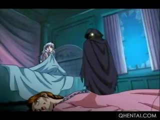 Grand hentai prinsesse trapped i en celle blir knullet hardt