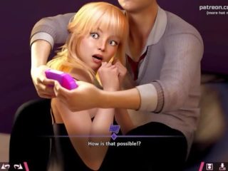 Double homework &vert; desiring blond ado jeune dame essais à distract steady à partir de gaming par projection son first-rate grand cul et chevauchée son pénis &vert; ma plus sexy gameplay moments &vert; partie &num;14