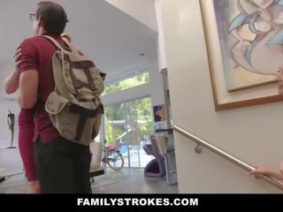 Familystrokes - חנון step-bro מזוין שלי ל שיעורי בית