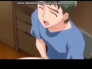 Anime nastolatka uczennica idzie ahead zabawa pieprzyć w łóżko