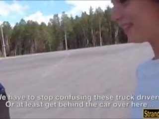 Reipas hitchhiker teinit anaali ruuvattu ylös kanssa paksu kova pistellä