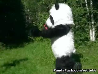 Červený jazdenie kapucňa fucked podľa panda