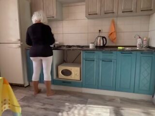 Milf spreads her big ass for anal dirty film her son