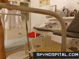 Excellent legs high heels teen went to gynecologist hidden cam film