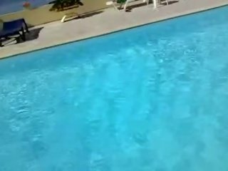Public Masturbation Dickflash On The Pool