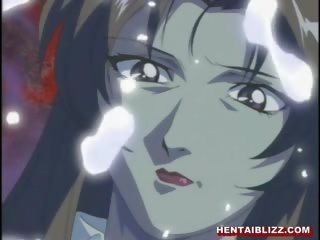 Hentai mistress With Gun In Her Mouth Gets Hard Fucked