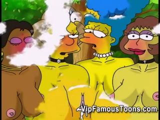 Simpsons orgy hentai parody