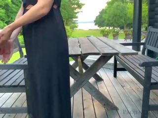 Xxx movie with stepdaughter before she leaves to school - morning outdoor quickie&comma; projectsexdiary