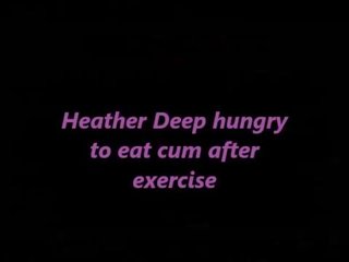 Heather jero hungry to eat cum next thing right after exercise trailer