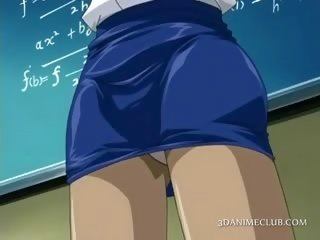 Anime sekolah guru dalam pendek skirt filem faraj