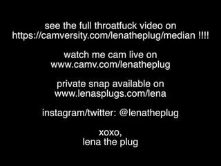 Youtuber lena ο plug σκληρό λαιμός γαμώ