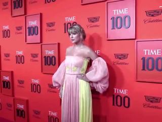 Taylor swift čas 100 gala červený carpet, hd dospelé film 4e