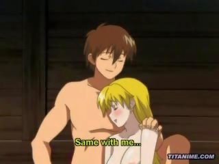 Magicl hentai anime miestietis spanks a blondinė ponia gilus