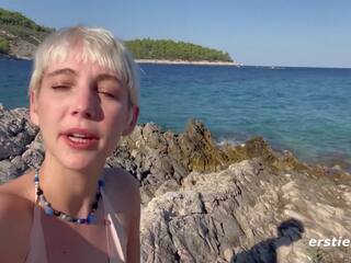 Ersties - pleasant Annika Plays With Herself On A marvelous Beach In Croatia