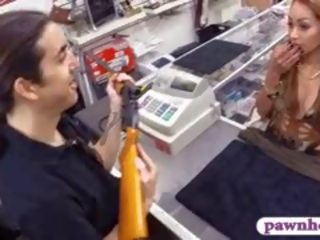 Crazy Latin slattern Tries To Sell Her Gun She Brought In