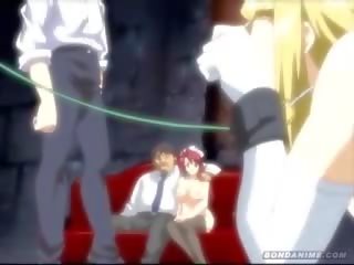 Hentai anime i virgjër shërbyese e pacensuruar shuplakë vitheve