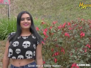 จูเลีย ครูซ น้ำฉ่ำ ตูด colombiana ละติน วัยรุ่น ได้รับ โขลก ใน เซ็กส์สามคน ด้านนอก xxx ฟิล์ม วีดีโอ