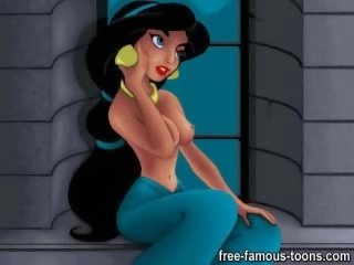 Aladdin and Jasmine xxx video